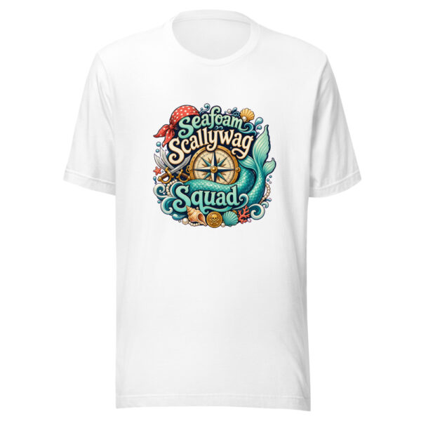 Seafoam Scallywag Squad Graphic Tee mockup 8 Seafoam Scallywag Squad Graphic Tee mockup 8