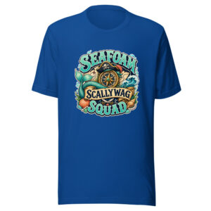 SEAFOAM SCALLYWAG SQUAD Heartbeat-20260614-piratesnmermaids-codex Graphic Tee front view