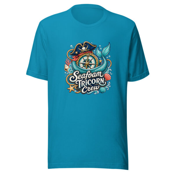 Seafoam Tricorn Crew Graphic Tee mockup 3 Seafoam Tricorn Crew Graphic Tee mockup 3