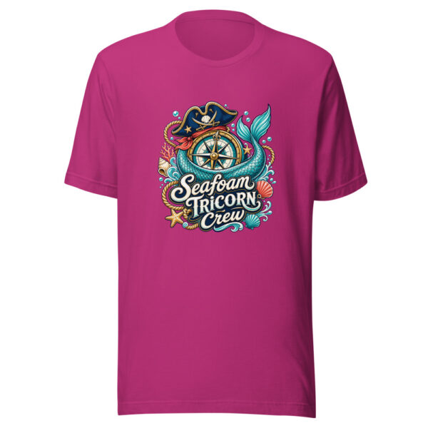 Seafoam Tricorn Crew Graphic Tee mockup 6 Seafoam Tricorn Crew Graphic Tee mockup 6