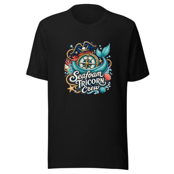 Seafoam Tricorn Crew Graphic Tee mockup 7 Seafoam Tricorn Crew Graphic Tee mockup 7