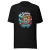 Seahorse Saber Society Graphic Tee mockup 2