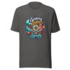 Seahorse Saber Society Graphic Tee mockup 5