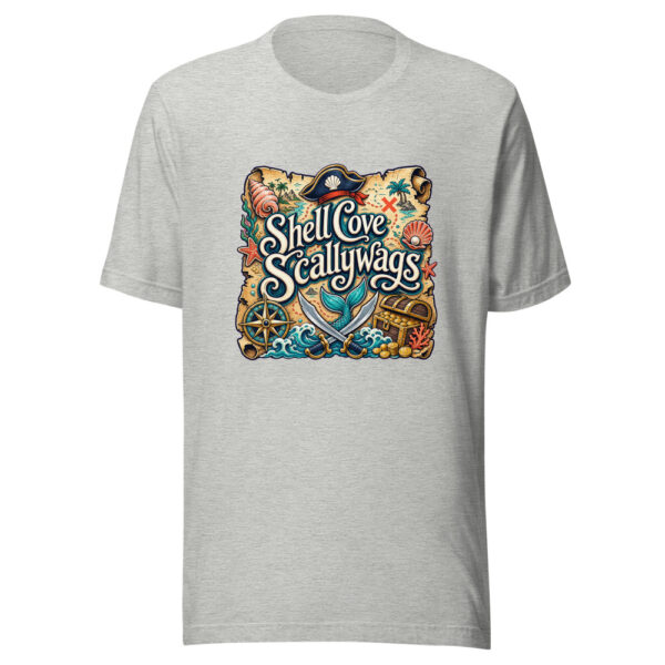 Shell Cove Scallywags Graphic Tee mockup 6 Shell Cove Scallywags Graphic Tee mockup 6