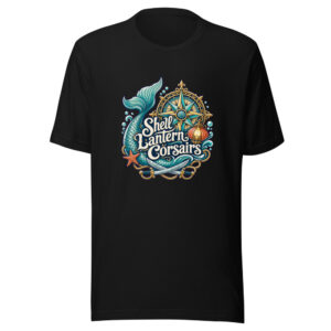 Shell Lantern Corsairs Graphic Tee mockup 1 Shell Lantern Corsairs Graphic Tee front view