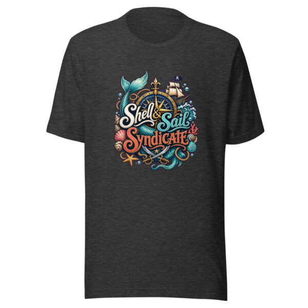 Shell & Sail Syndicate Graphic Tee mockup 6 Shell & Sail Syndicate Graphic Tee mockup 6