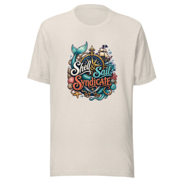 Shell & Sail Syndicate Graphic Tee mockup 8 Shell & Sail Syndicate Graphic Tee mockup 8