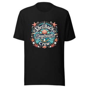 Shellback Daydream Crew Graphic Tee mockup 1 Shellback Daydream Crew Graphic Tee front view