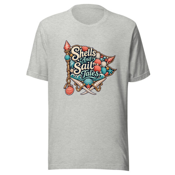 Shells And Sail Tales Graphic Tee mockup 4 Shells And Sail Tales Graphic Tee mockup 4