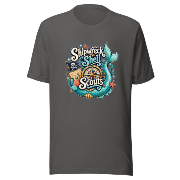 Shipwreck Shell Scouts Graphic Tee mockup 4 Shipwreck Shell Scouts Graphic Tee mockup 4