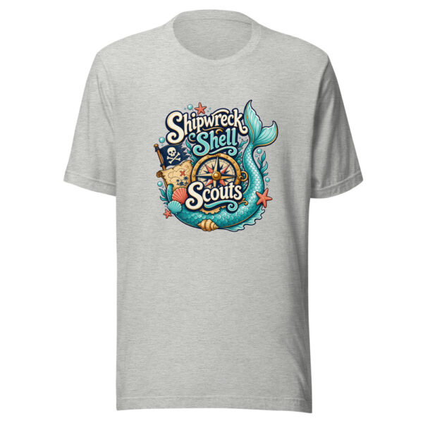 Shipwreck Shell Scouts Graphic Tee mockup 5 Shipwreck Shell Scouts Graphic Tee mockup 5