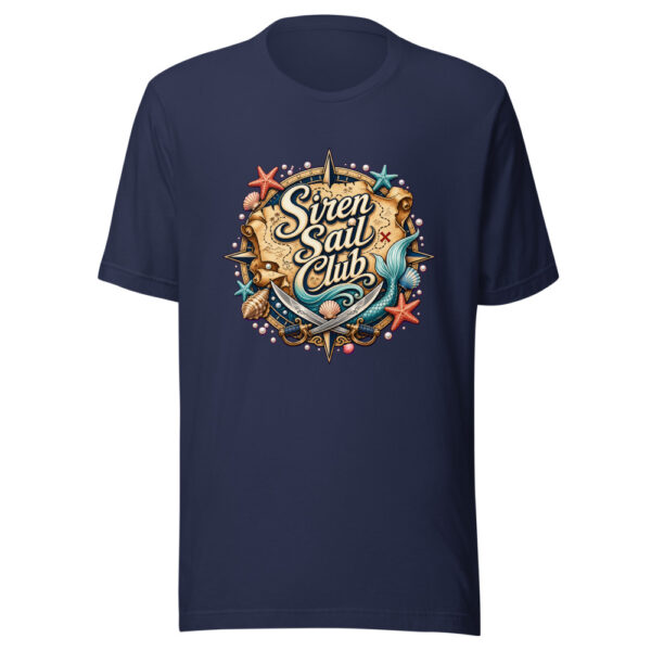 Siren Sail Club Graphic Tee mockup 2 Siren Sail Club Graphic Tee mockup 2