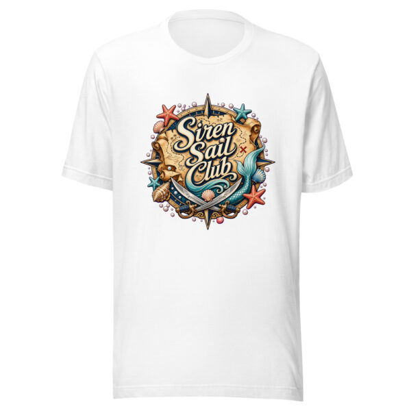 Siren Sail Club Graphic Tee mockup 5 Siren Sail Club Graphic Tee mockup 5