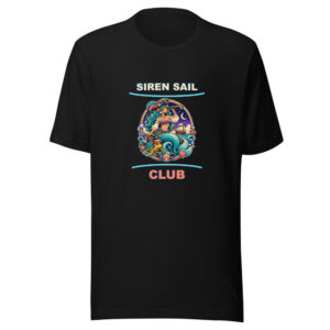 SIREN SAIL CLUB Heartbeat-20260614-piratesnmermaids-codex Graphic Tee front view