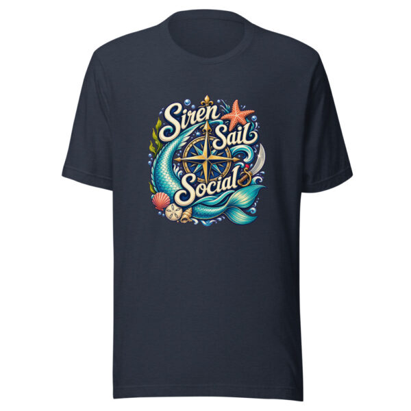 Siren Sail Social Graphic Tee front view