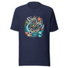 Siren Sail Social Graphic Tee mockup 4