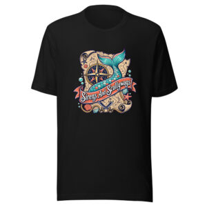 Sirens And Scallywags Graphic Tee mockup 1 Sirens And Scallywags Graphic Tee front view