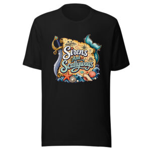 Sirens And Scallywags Graphic Tee front view
