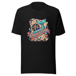 Sirens And Scallywags Graphic Tee mockup 1 Sirens And Scallywags Graphic Tee front view
