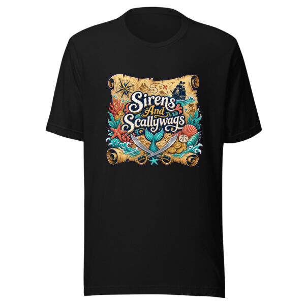 Sirens And Scallywags Graphic Tee mockup 2 Sirens And Scallywags Graphic Tee mockup 2