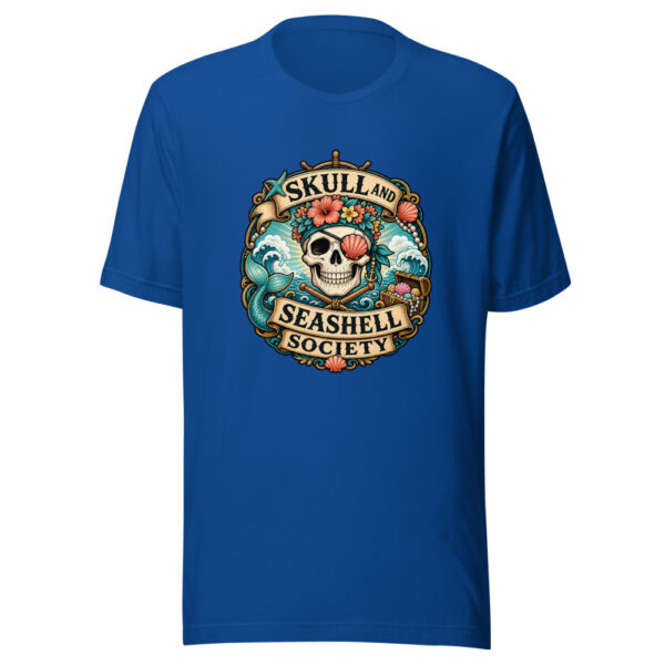 Skull And Seashell Society Heartbeat-20260614-piratesnmermaids-codex Graphic Tee mockup 1 Skull And Seashell Society Heartbeat-20260614-piratesnmermaids-codex Graphic Tee front view