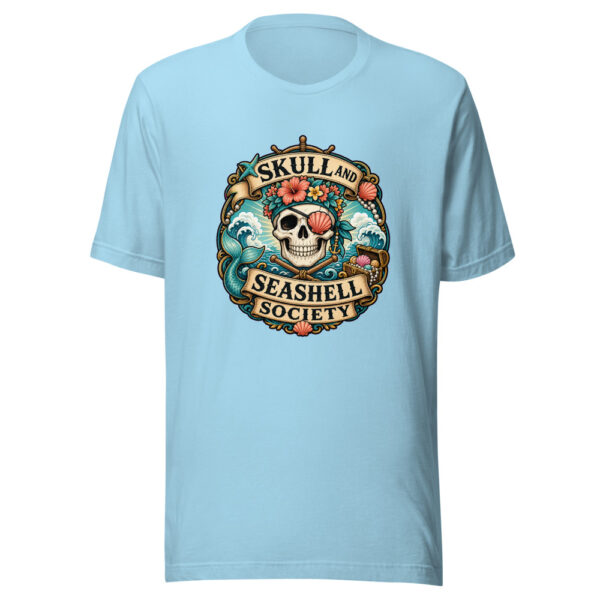 Skull And Seashell Society Heartbeat-20260614-piratesnmermaids-codex Graphic Tee mockup 4 Skull And Seashell Society Heartbeat-20260614-piratesnmermaids-codex Graphic Tee mockup 4