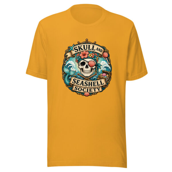 Skull And Seashell Society Heartbeat-20260614-piratesnmermaids-codex Graphic Tee mockup 6 Skull And Seashell Society Heartbeat-20260614-piratesnmermaids-codex Graphic Tee mockup 6