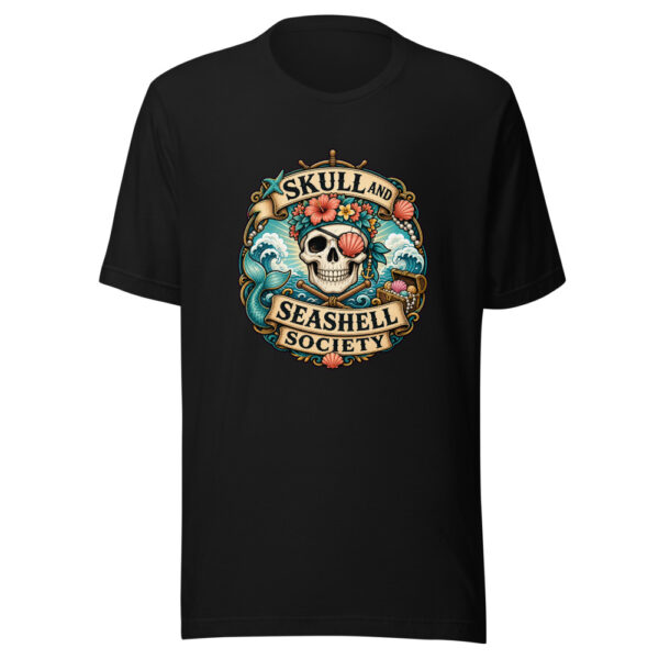 Skull And Seashell Society Heartbeat-20260614-piratesnmermaids-codex Graphic Tee mockup 7 Skull And Seashell Society Heartbeat-20260614-piratesnmermaids-codex Graphic Tee mockup 7