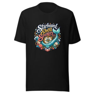 Starboard Shell Seekers Graphic Tee mockup 1 Starboard Shell Seekers Graphic Tee front view