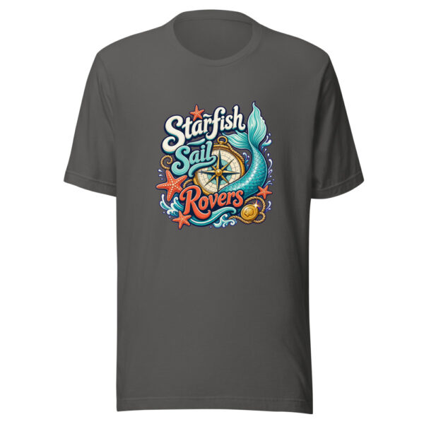 Starfish Sail Rovers Graphic Tee mockup 4
