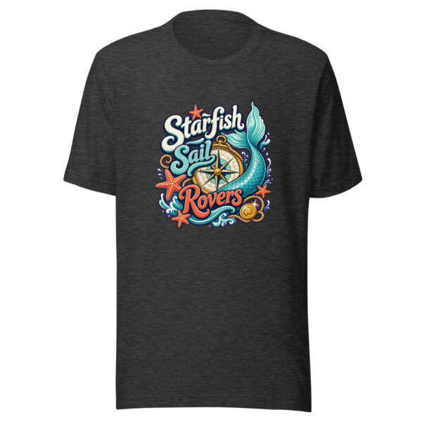 Starfish Sail Rovers Graphic Tee mockup 6