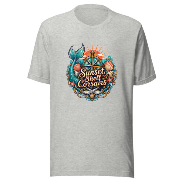 Sunset Shell Corsairs Graphic Tee mockup 6 Sunset Shell Corsairs Graphic Tee mockup 6