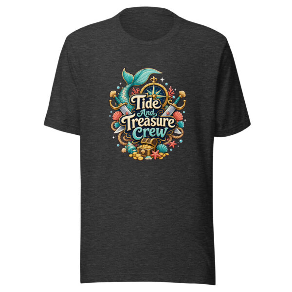 Tide And Treasure Crew Graphic Tee mockup 6