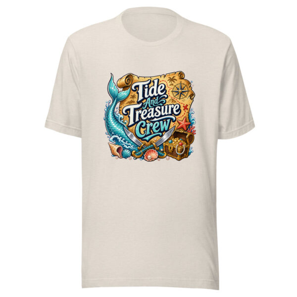 Tide And Treasure Crew Graphic Tee mockup 8 Tide And Treasure Crew Graphic Tee mockup 8