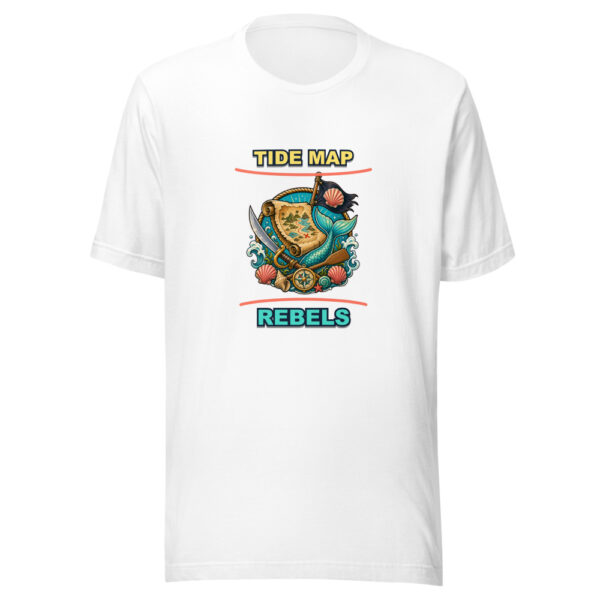 TIDE MAP REBELS Heartbeat-20260614-piratesnmermaids-codex Graphic Tee mockup 3 TIDE MAP REBELS Heartbeat-20260614-piratesnmermaids-codex Graphic Tee mockup 3
