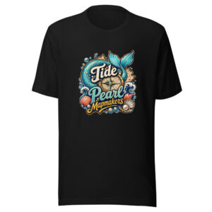 Tide Pearl Mapmakers Graphic Tee mockup 1 Tide Pearl Mapmakers Graphic Tee front view