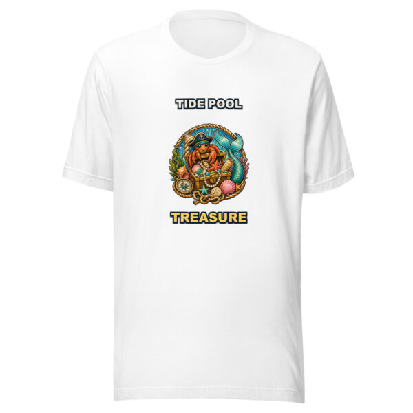 TIDE POOL TREASURE Heartbeat-20260614-piratesnmermaids-codex Graphic Tee mockup 3 TIDE POOL TREASURE Heartbeat-20260614-piratesnmermaids-codex Graphic Tee mockup 3