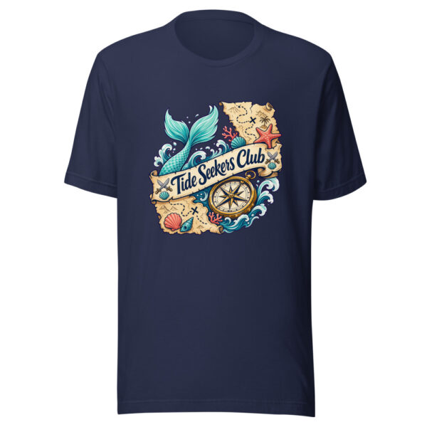 Tide Seekers Club Graphic Tee mockup 2 Tide Seekers Club Graphic Tee mockup 2