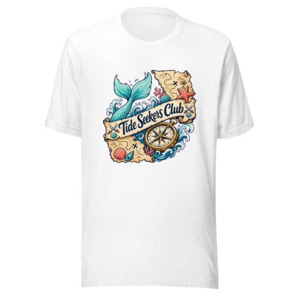 Tide Seekers Club Graphic Tee mockup 5 Tide Seekers Club Graphic Tee mockup 5