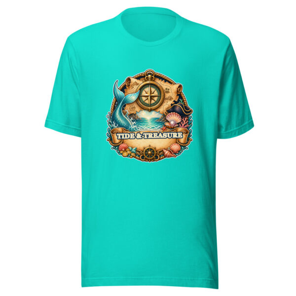 TIDE & TREASURE Heartbeat-20260614-piratesnmermaids-codex Graphic Tee mockup 2