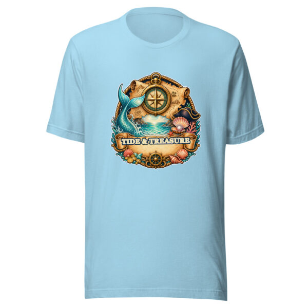 TIDE & TREASURE Heartbeat-20260614-piratesnmermaids-codex Graphic Tee mockup 4