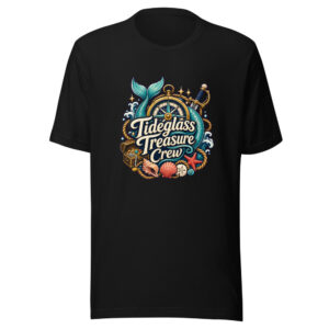 tideglass-treasure-crew-evergreen-shirt-design-manual-tideglass-treasure-mockup-1 Tideglass Treasure Crew Graphic Tee