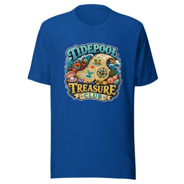 Tidepool Treasure Club Heartbeat-20260613-pirates-mermaids-codex Graphic Tee mockup 1 Tidepool Treasure Club Heartbeat-20260613-pirates-mermaids-codex Graphic Tee front view