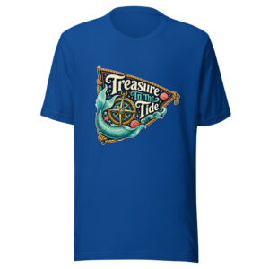 Treasure In The Tide Graphic Tee mockup 1 Treasure In The Tide Graphic Tee front view
