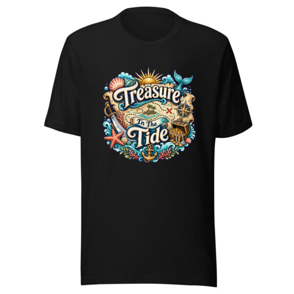 Treasure In The Tide Graphic Tee mockup 2