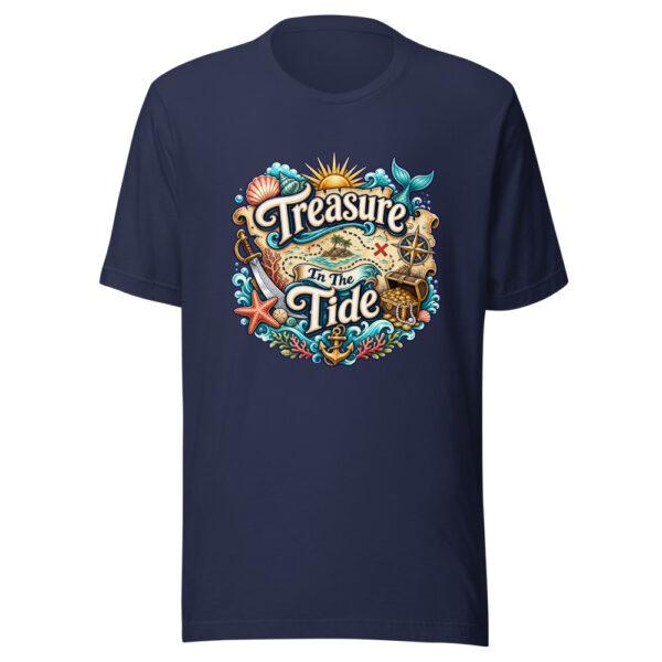 Treasure In The Tide Graphic Tee mockup 4