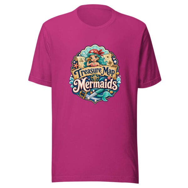 Treasure Map Mermaids Graphic Tee mockup 5 Treasure Map Mermaids Graphic Tee mockup 5