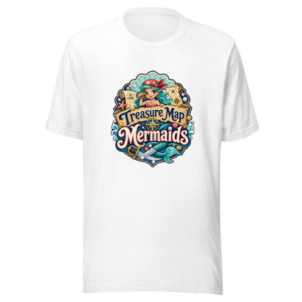 Treasure Map Mermaids Graphic Tee mockup 8 Treasure Map Mermaids Graphic Tee mockup 8