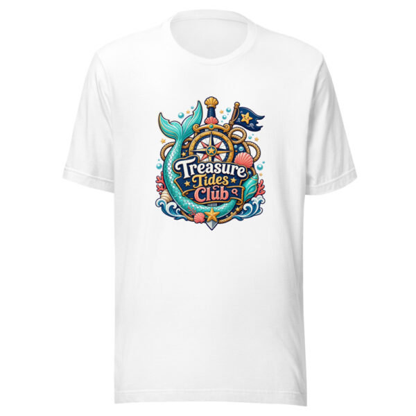 Treasure Tides Club Graphic Tee mockup 5