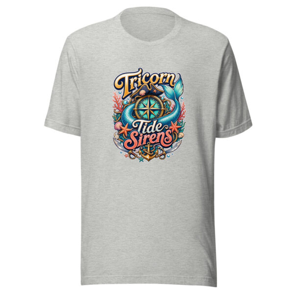 Tricorn Tide Sirens Graphic Tee mockup 5 Tricorn Tide Sirens Graphic Tee mockup 5